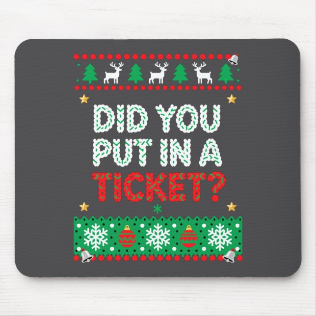 Mousepad Tecnologia da Informação Natal Divertido Computado (Frente)