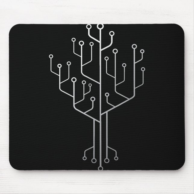 Mousepad Tecnologia de Engenheiro de Codificador de Árvore  (Frente)