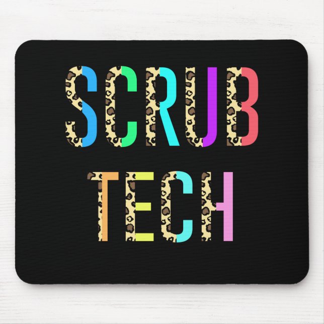 Mousepad Tecnologia Scrub Tech Surg Scrub Gift Engraçado (Frente)