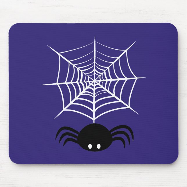 Mousepad Teia de Aranha de Halloween  (Frente)