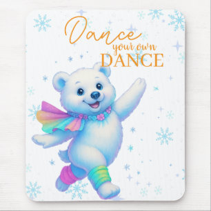 Mousepad Tela de Arte Dança a Sua Própria Dança