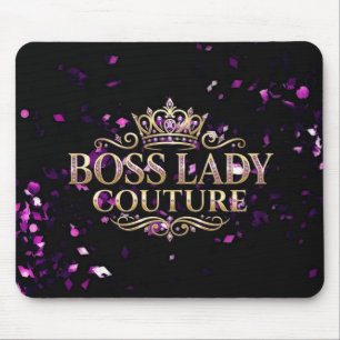 Mousepad Tela de Mouse Boss Lady Couture