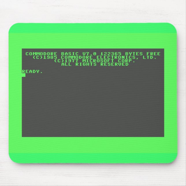 Mousepad Tela Startup do comodoro 128 (Frente)