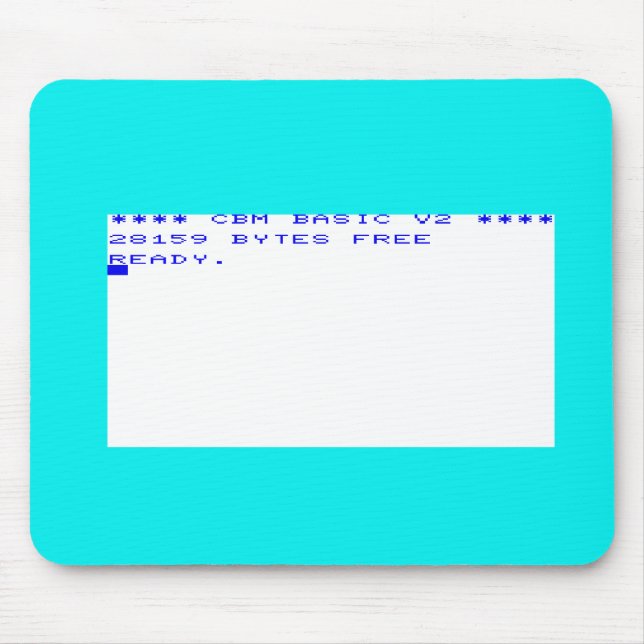 Mousepad Tela Startup do comodoro Vic20 (Frente)