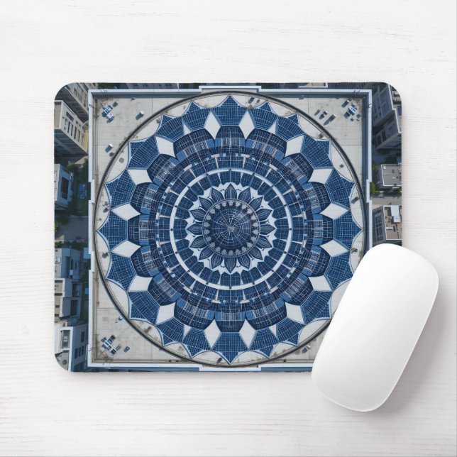 Mousepad Telhado Solar Mandala (Com mouse)