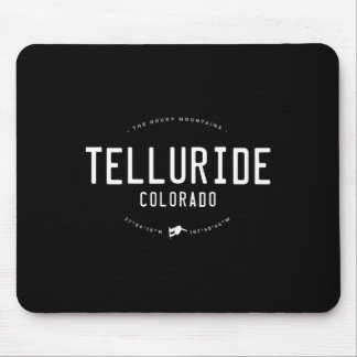 Mousepad Telluride Colorado Gráfico Vintage Snow Vintage co