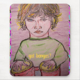 Mousepad tem bongos?