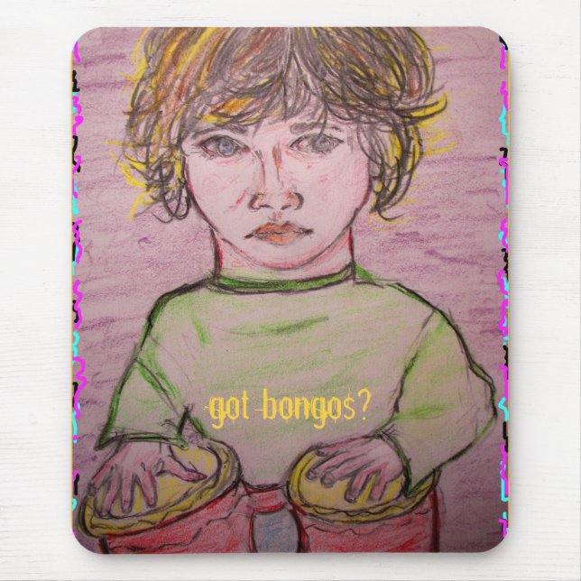 Mousepad tem bongos? (Frente)