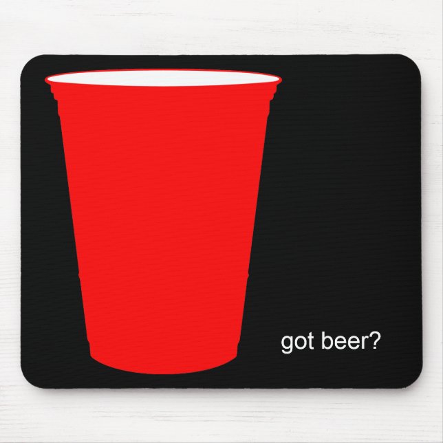 Mousepad tem cerveja? (Frente)