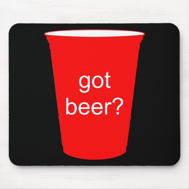 Mousepad tem cerveja? (Frente)