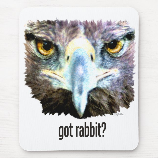 Mousepad Tem coelho? (Frente)