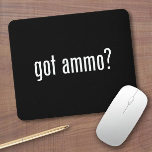 Mousepad tem munição?