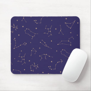Mousepad Tema Celestial Dourado de Star Solareclipe