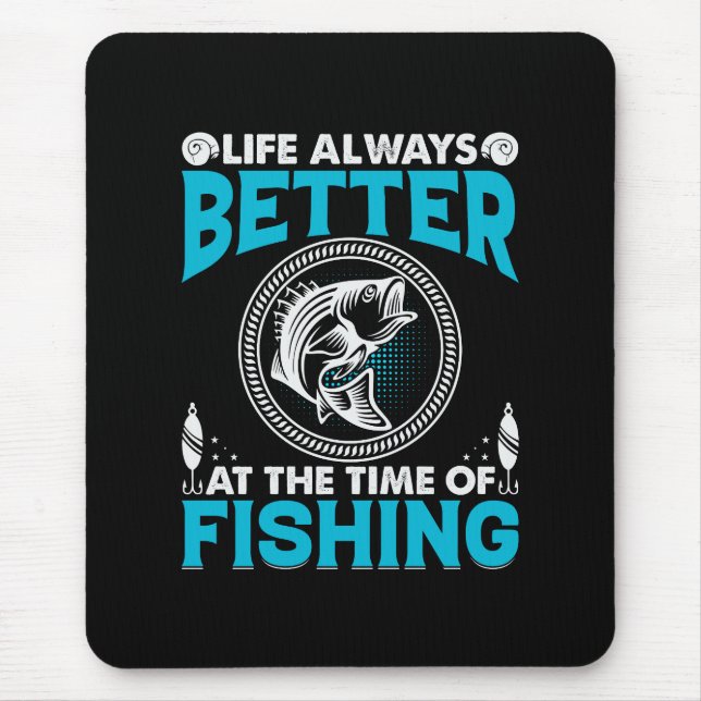 Mousepad Tema de Pesca (Frente)
