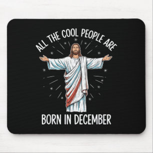 Mousepad Tema de Ritual de Aniversário de Dezembro para Pes