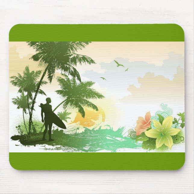 Mousepad Tema de Surfer (Frente)