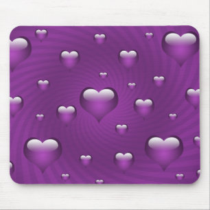 Mousepad Tema do Amor dos Corações