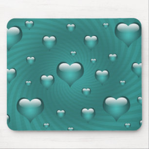 Mousepad Tema do Amor dos Corações