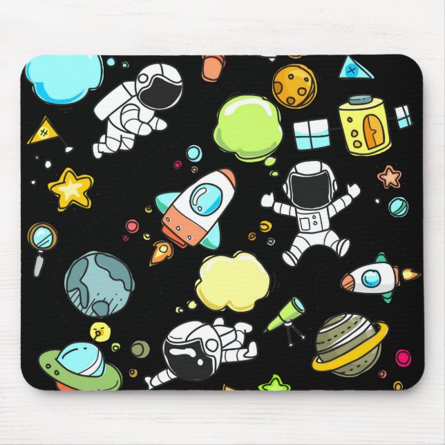 Mousepad Tema espacial (Frente)