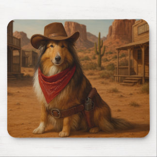 Mousepad tema Western Sheltie