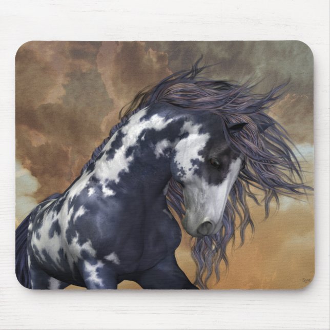 Mousepad Tempestade. Cavalo Selvagem (Frente)