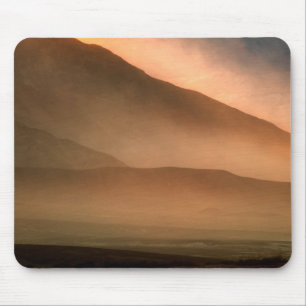 Mousepad Tempestade de areia em dunas de areia do Mesquite,