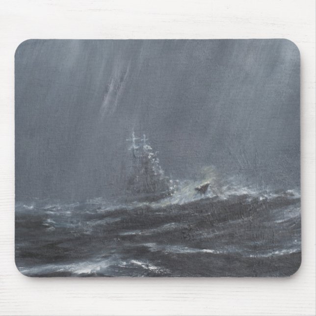 Mousepad Tempestade de Gneisenau no Mar do Norte 1940. 2006 (Frente)
