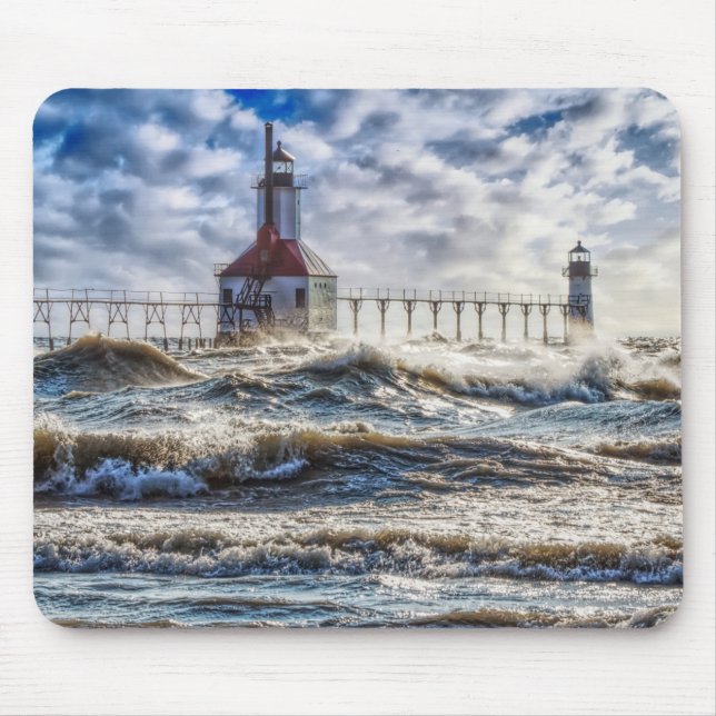 Mousepad Tempestade Na Rua Joseph Lighthouse (Frente)