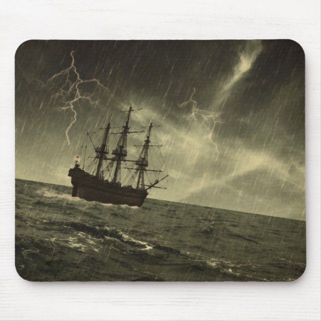 Mousepad Tempestade no mar (Frente)