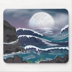 Mousepad Tempestade no Oceano