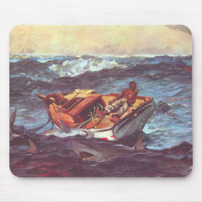 Mousepad Tempestade por Winslow Homer (Frente)