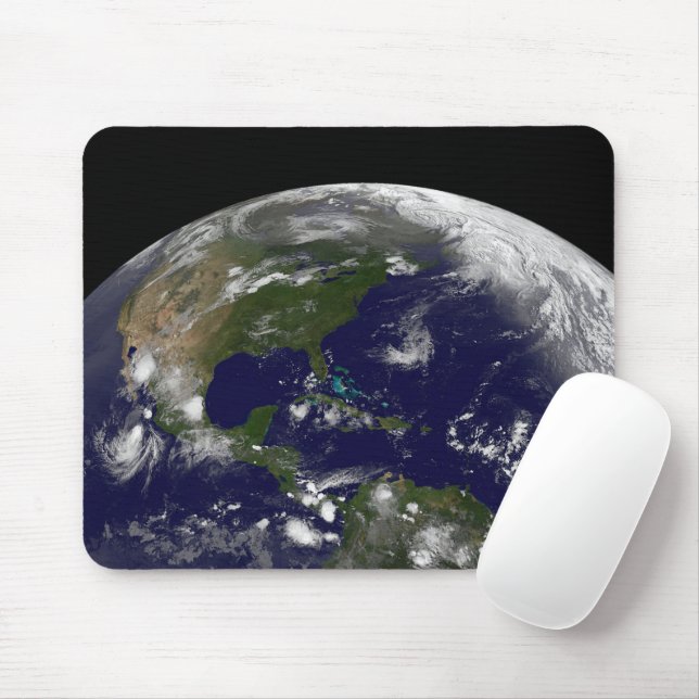 Mousepad Tempestades Tropicais No Planeta Terra. (Com mouse)