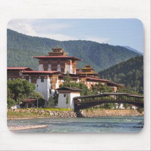 Mousepad Templo Budista À Beira do Rio