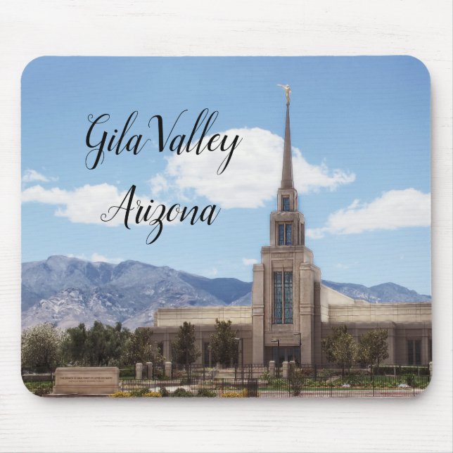 Mousepad Templo de Arizona de Gila Valley (Frente)
