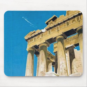 Mousepad Templo de Partenon da Grécia de Atenas viagens vin