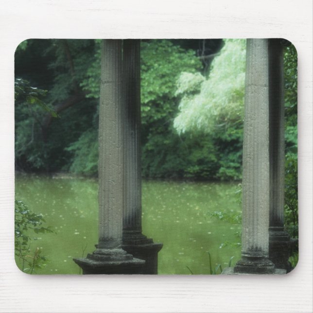 Mousepad Templo do amor nos jardins velhos de Westbury (Frente)