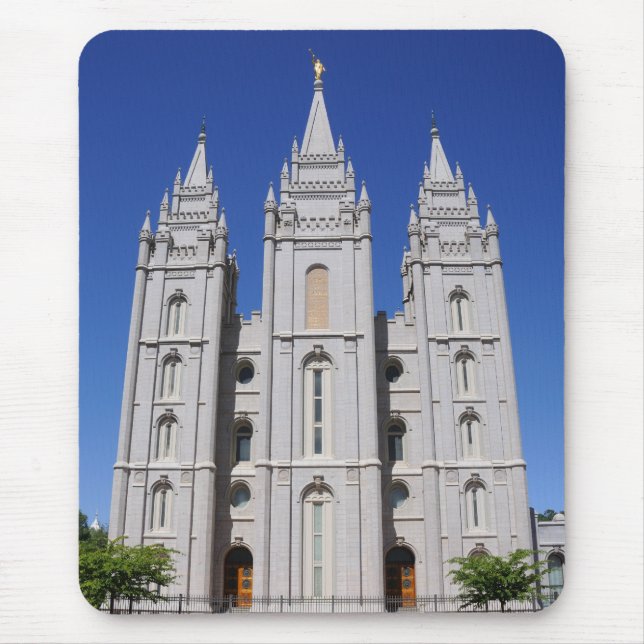 Mousepad Templo do Mormon (LDS) em Salt Lake City, Utá (Frente)