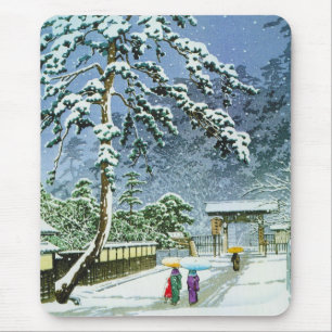 Mousepad Templo japonês oriental legal de Honmonji da