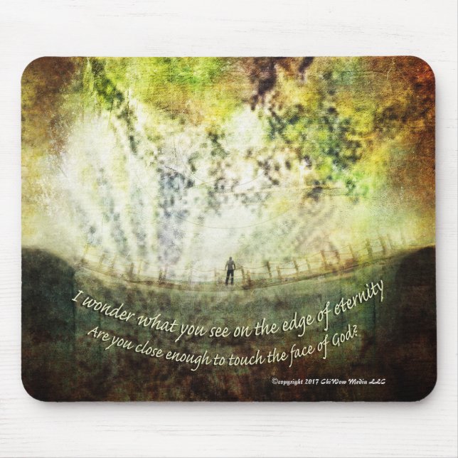 Mousepad Tempo - "A borda da eternidade" (Frente)