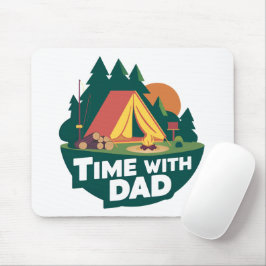 Mousepad Tempo com Pai - Dia de os pais