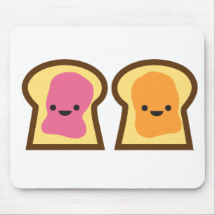 Mousepad Tempo da geléia da manteiga de amendoim!