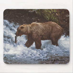 Mousepad tempo do almoço, reflexões 2010 de Redfearn do ©