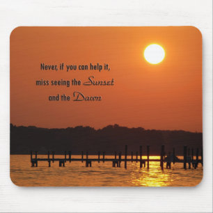 Mousepad Tempo do por do sol