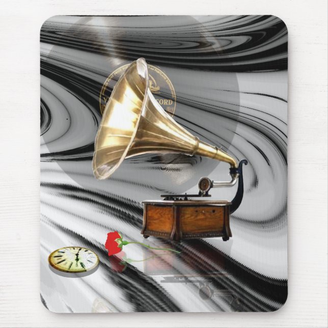 Mousepad Tempo em retro (Frente)