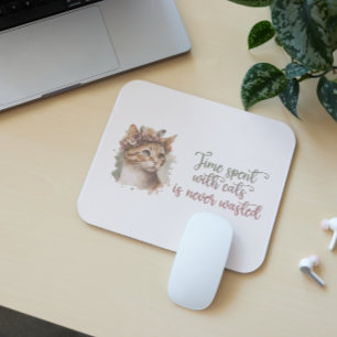 Mousepad Tempo Gasto Com Cats Cinto-Cama