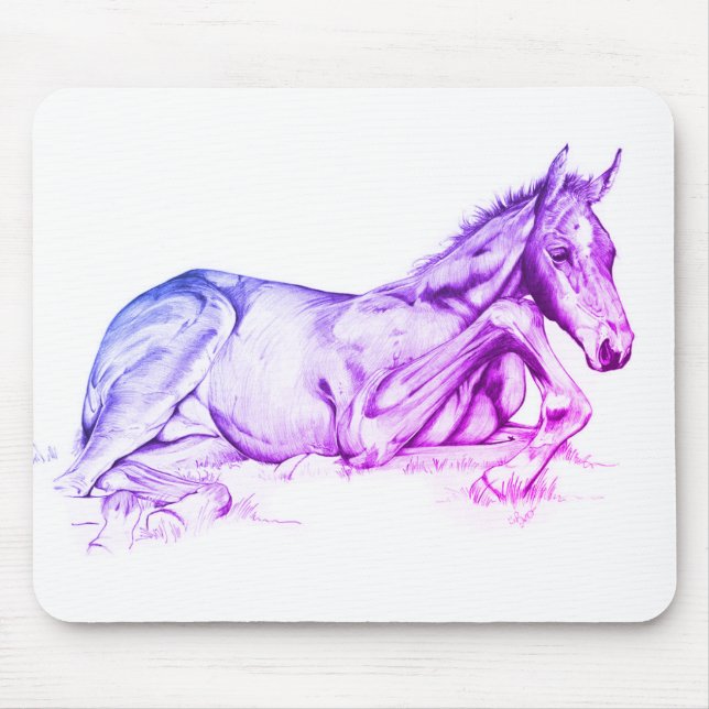 Mousepad Tempo Silencioso (roxo) (Frente)