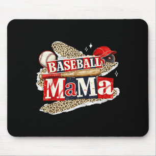 Mousepad temporada de beisebol do dia do jogo da leopardo m