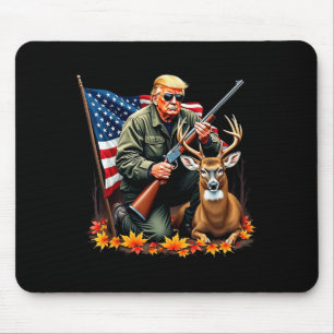 Mousepad Temporada de Caça ao Veado Camuflada Bandeira Vint