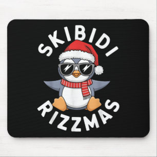 Mousepad Temporada de Natal Natal Divertido Skibidi Rizzmas