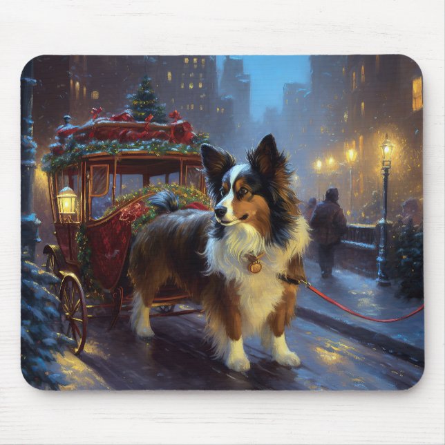 Mousepad Temporada Festiva de Natal Papillon (Frente)